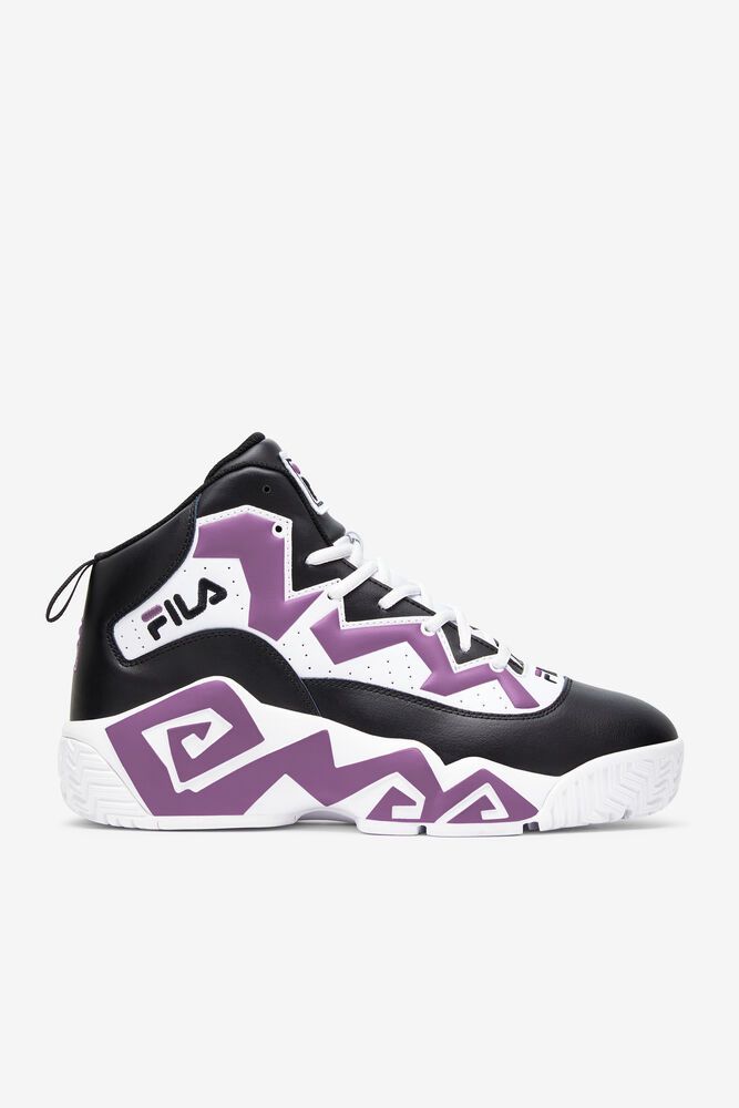 Fila Trainers Mens Black/Purple Mb - Ireland 40578-RSJY